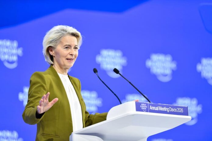 switzerland davos wef annual meeting 2026 ursula von der leyen special address