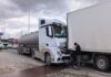 Bursa’da TIR’a çarpan tankerin sürücüsü yaralandı