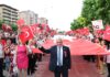 Binlerce Vatandaş FSM Bulvarı’nda Omuz Omuza Yürüdü