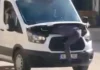 Bursa’da tehlikeli tamir yöntemi! Seyir halindeki kamyonetin…