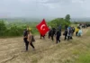 Bursa İnegöl’de doğa severler 19 Mayıs ve Gençlik Haftası için yürüdü