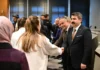 Bursa Yıldırım Belediye Başkanı Başkan Oktay Yılmaz belediye personeliyle bayramlaştı