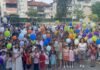 İlik nakli süreci başarılı geçen lösemili Kadir, okulunda yüzlerce balonla karşılandı