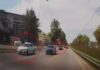 Burs’da Yarışan iki otomobilin çarpıştığı kaza kamerada