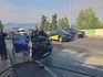 Seyir halindeki otomobil alev alev yandı