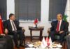 Başkan Erkan Aydın, KKTC 5. Cumhurbaşkanı Ersin Tatar’ı Ağırladı