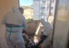 Balkan Mahallesi’nde evden 28 ton çöp çıkarıldı