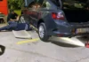 Bursa’da otomobilin motoruna giren yılan itfaiye ekipleri tarafından çıkarıldı