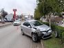 Bursa’da Otomobilin 3 araca çarptığı kaza kamerada