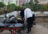 Bursa’da devrilen motosikletin sürücüsü ağır yaralandı