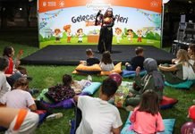 Festivalde çocuklar hem eğlendi hem spor yaptı