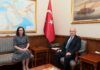 Bakan Güler, Birleşik Krallık Ankara Büyükelçisi Anderson’ı Kabul Etti