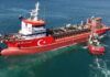 İlk yerli tarama gemisi ‘UAB MAVİ VATAN’ suya indirildi