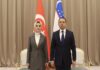 Bakan Göktaş, Özbekistan Cumhurbaşkanı Danışmanı Olloyorov ile görüştü