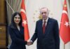 Cumhurbaşkanı Erdoğan, Özbekistan Cumhurbaşkanlığı İdaresi Başkanı Mirziyoyeva’yı kabul etti