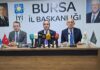İYİ Parti Genel Başkan Yardımcısı Yılmaz Bursa’da konuştu
