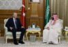 Cumhurbaşkanı Erdoğan, Suudi Arabistan Veliaht Prensi Bin Selman ile Görüştü